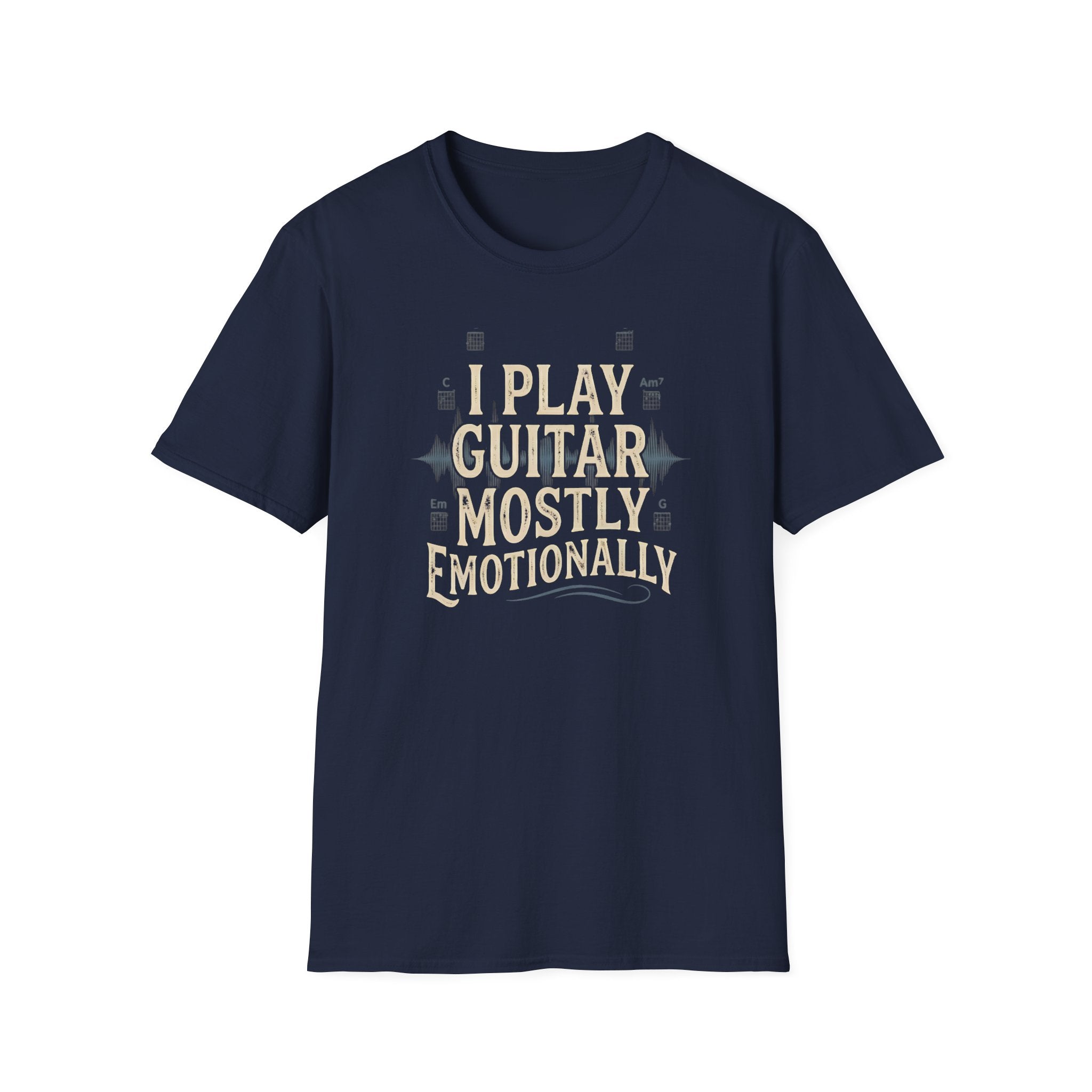 I Play Guitar Mostly Emotionally  T-Shirt