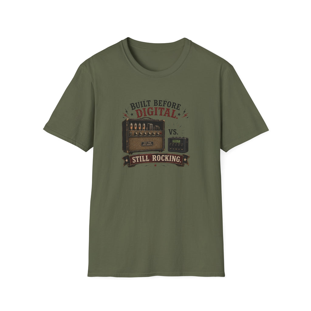 Built Before Digital Still Rocking T-Shirt