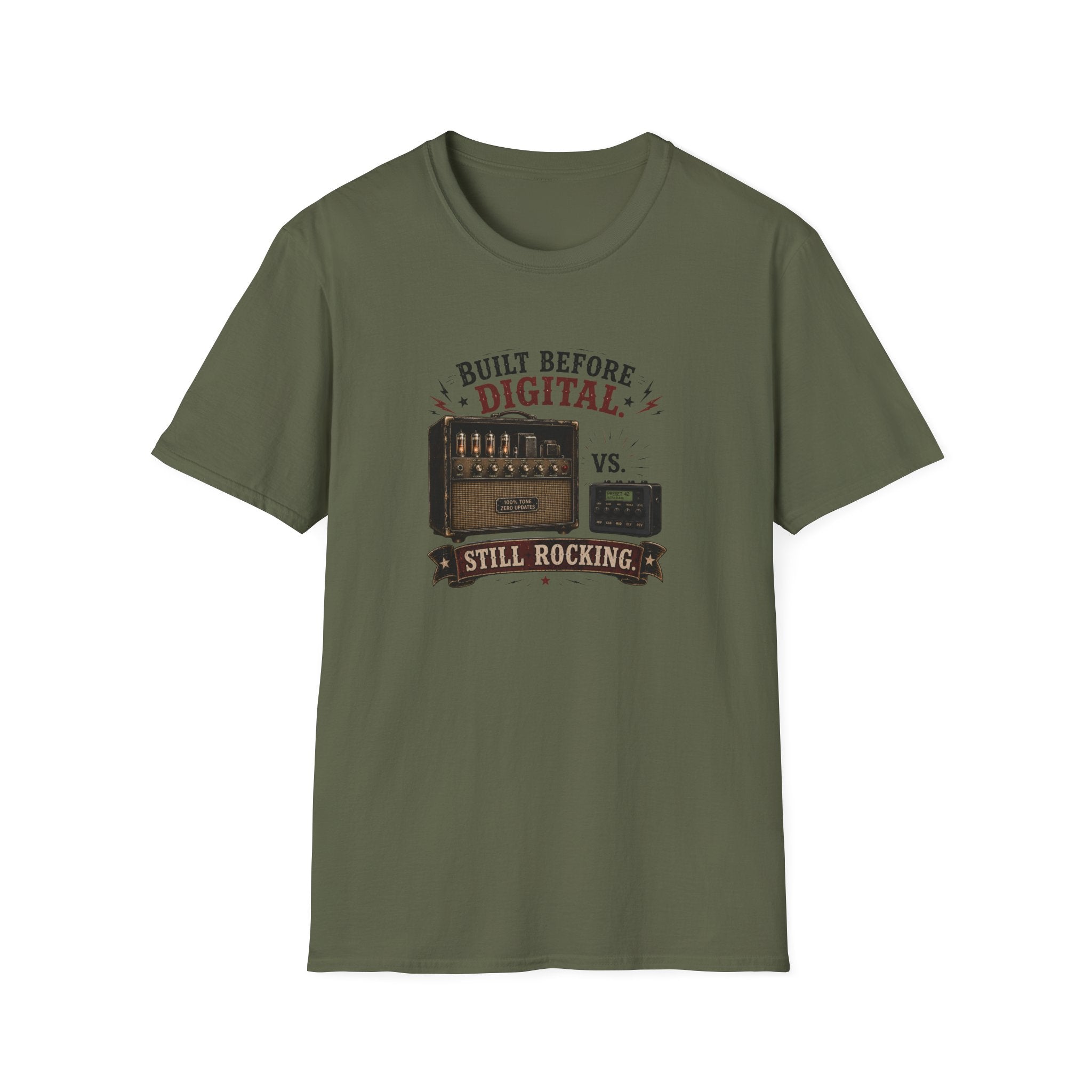 Built Before Digital Still Rocking T-Shirt