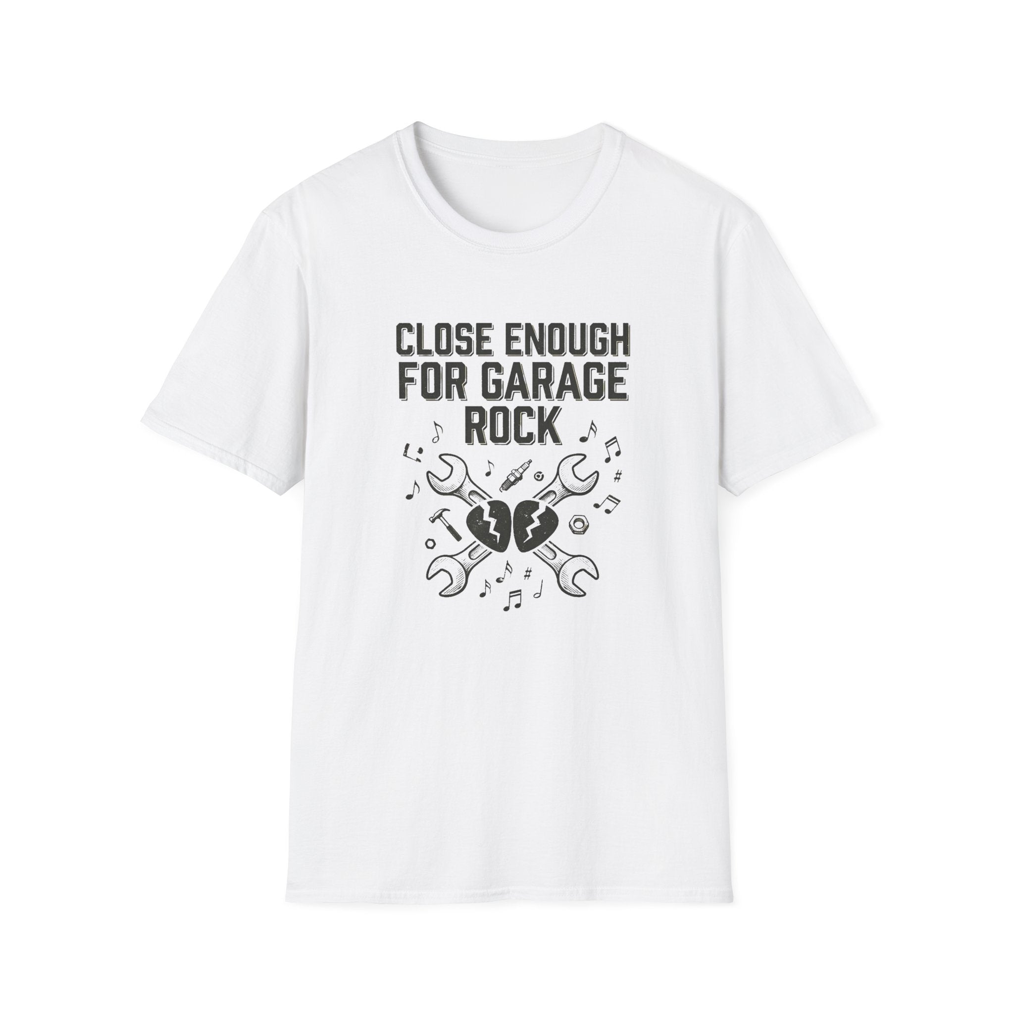 Close Enough Garage Rock Funny Guitarist Tee