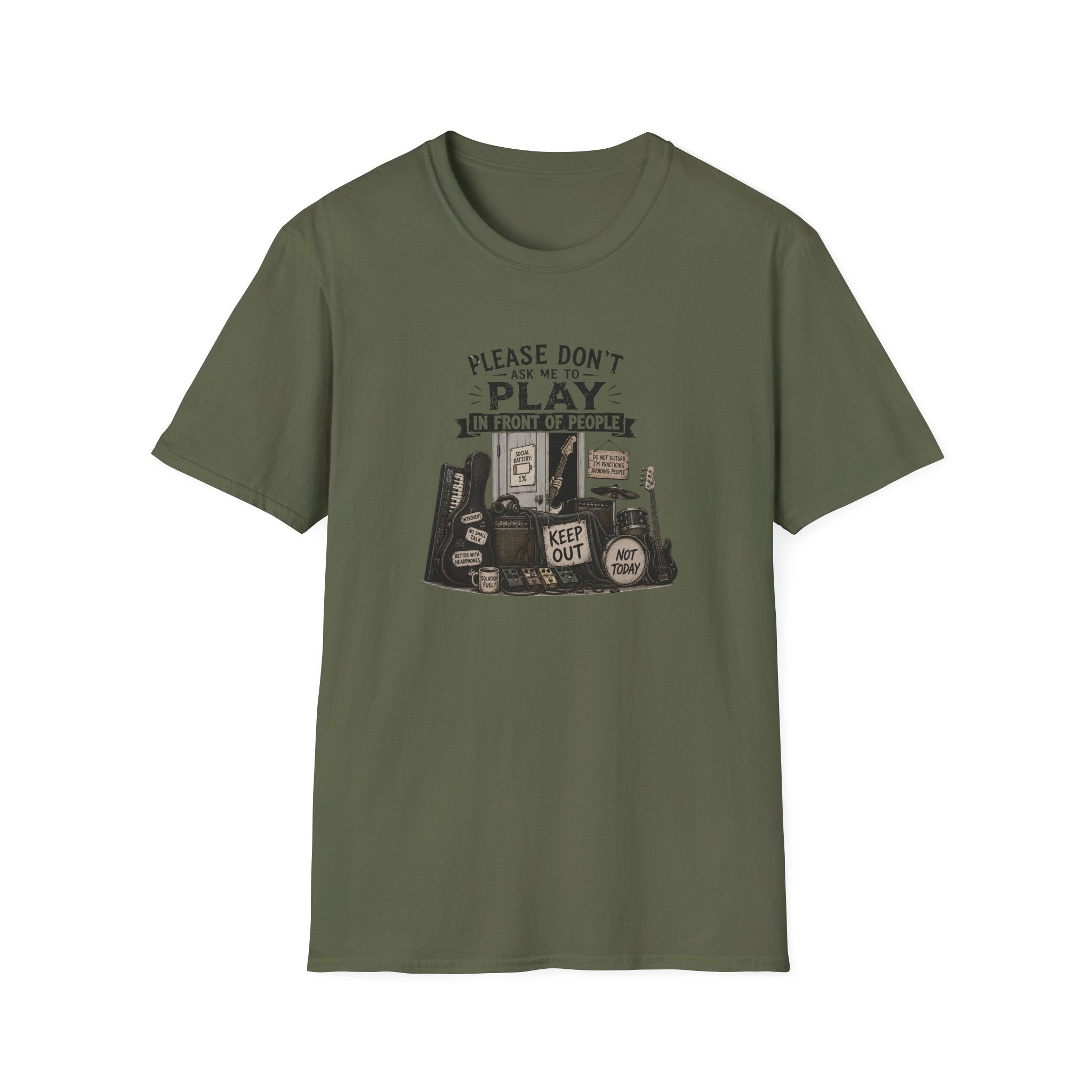Please Don't Ask Me to Play in Front of People T-Shirt
