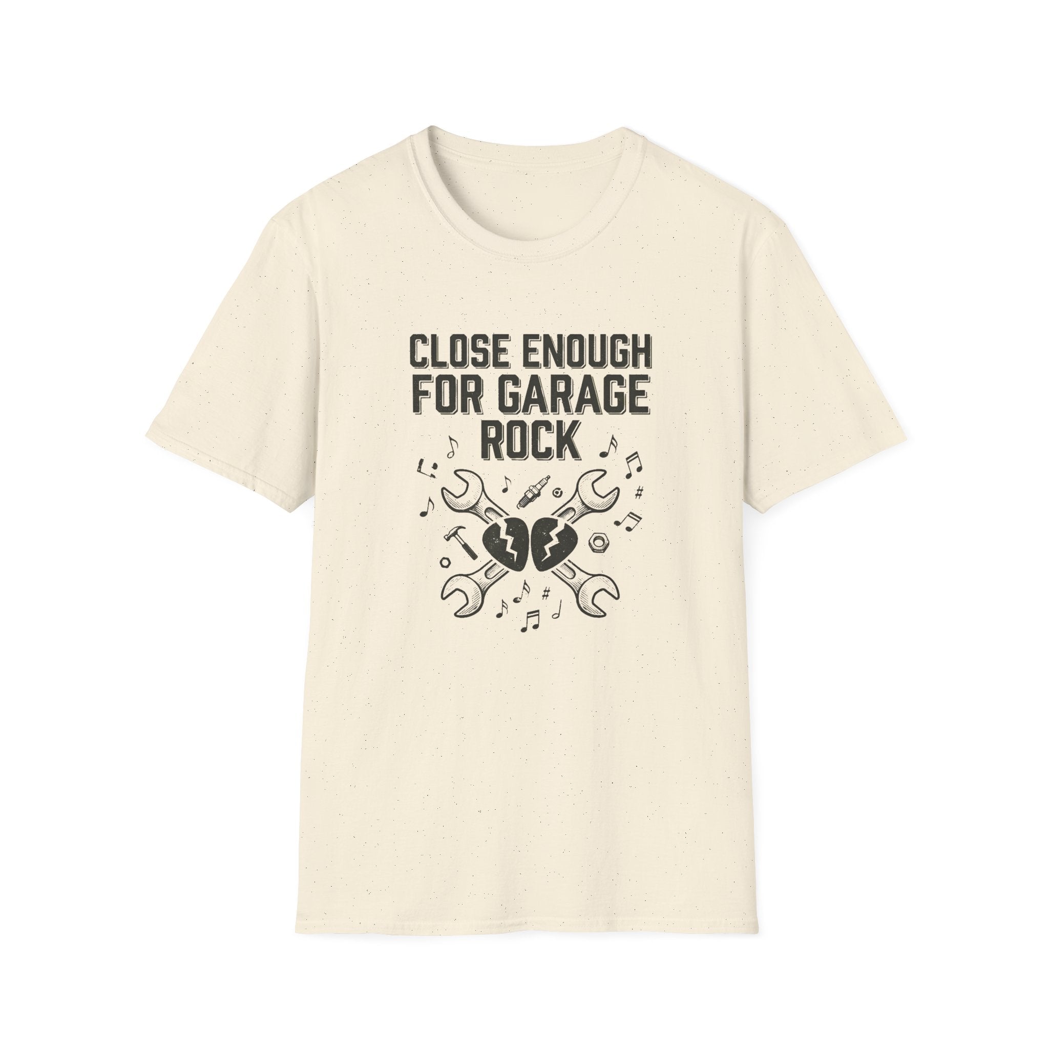 Close Enough Garage Rock Funny Guitarist Tee