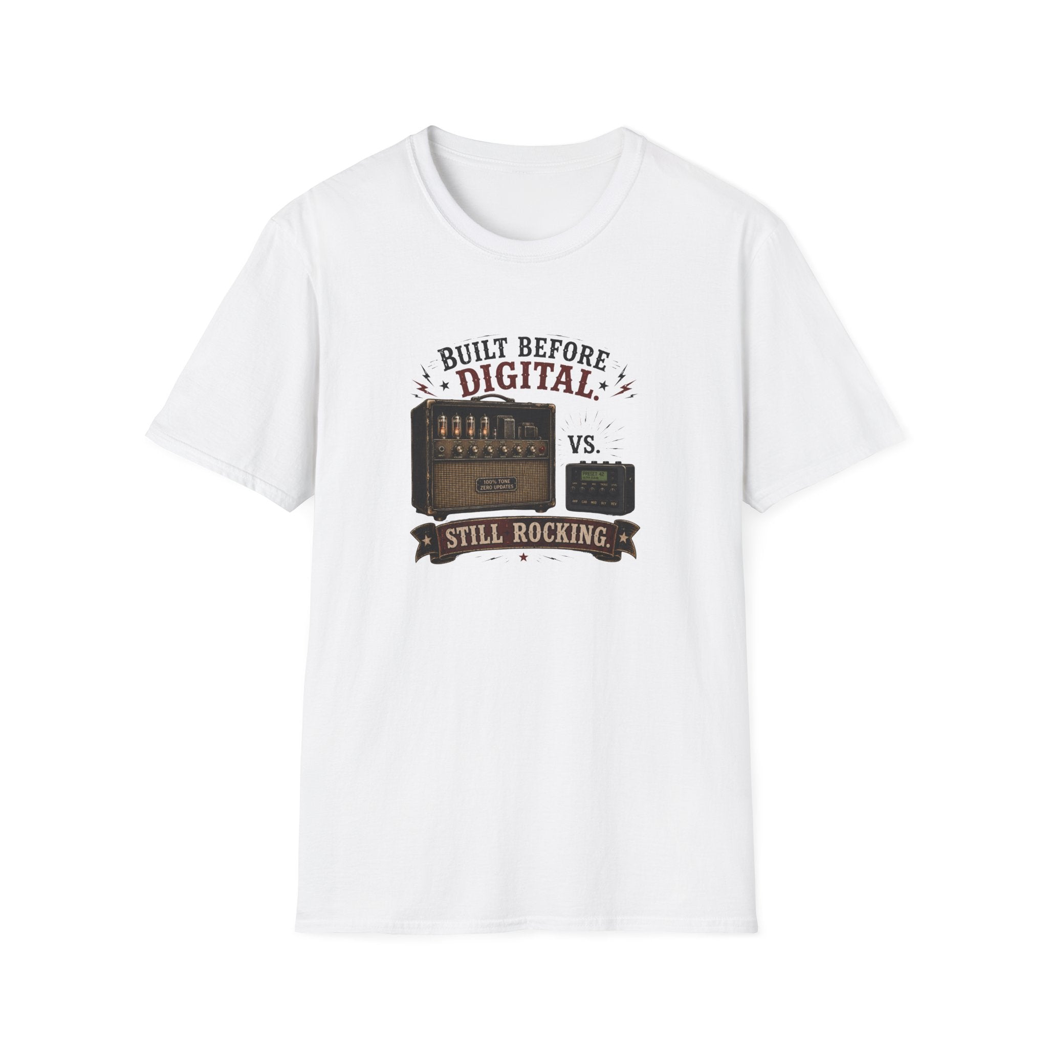 Built Before Digital Still Rocking T-Shirt