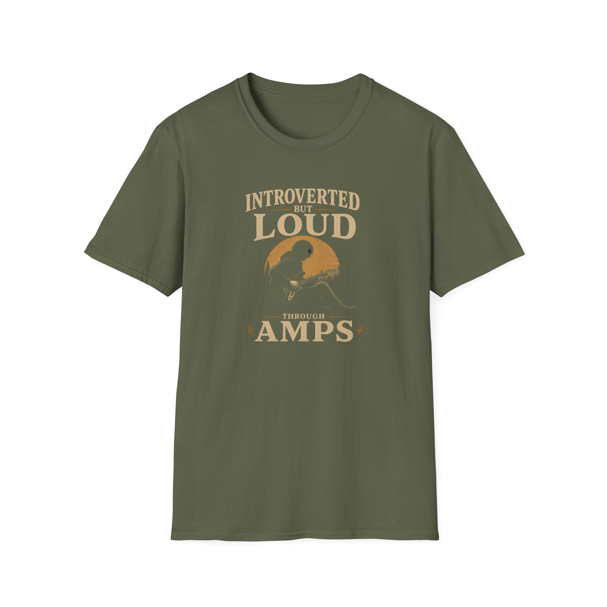Introverted but Loud through AMPS T-Shirt