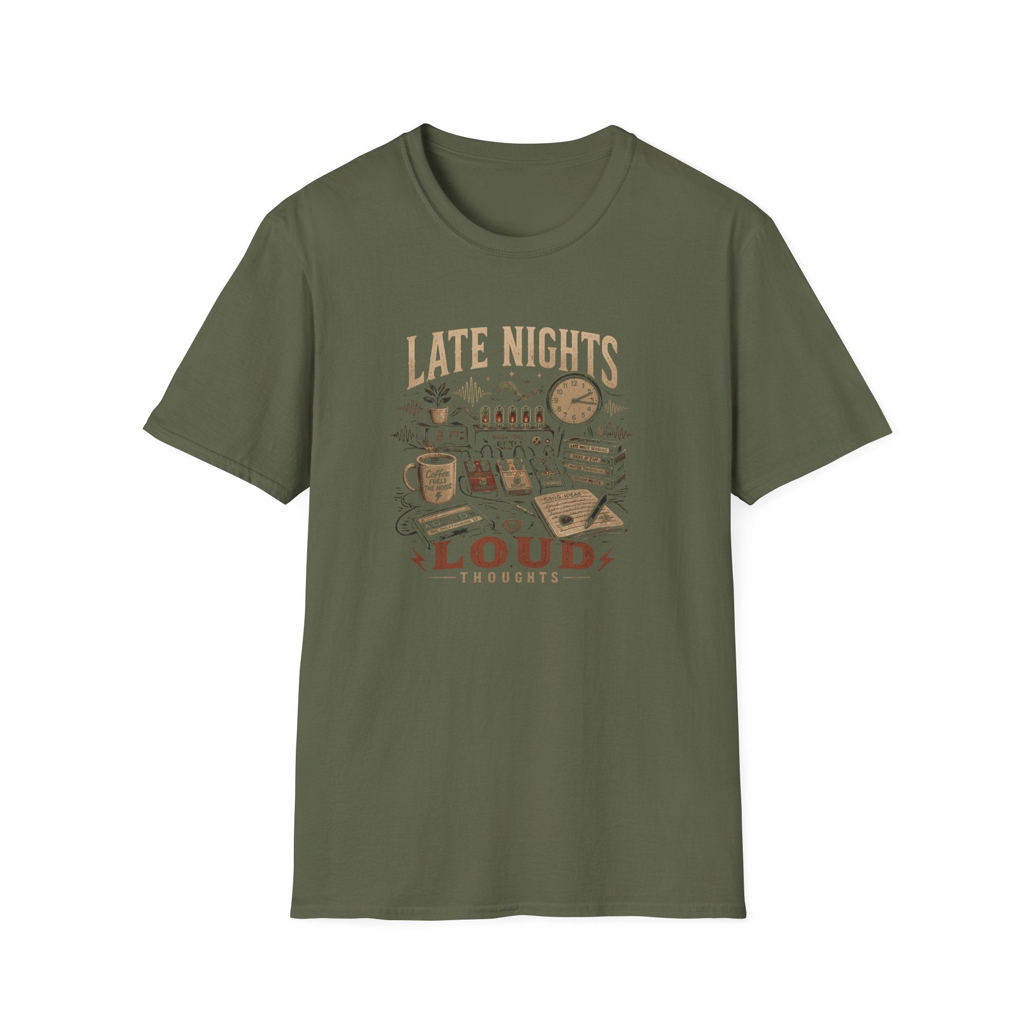 Late Nights Loud Thoughts T-Shirt