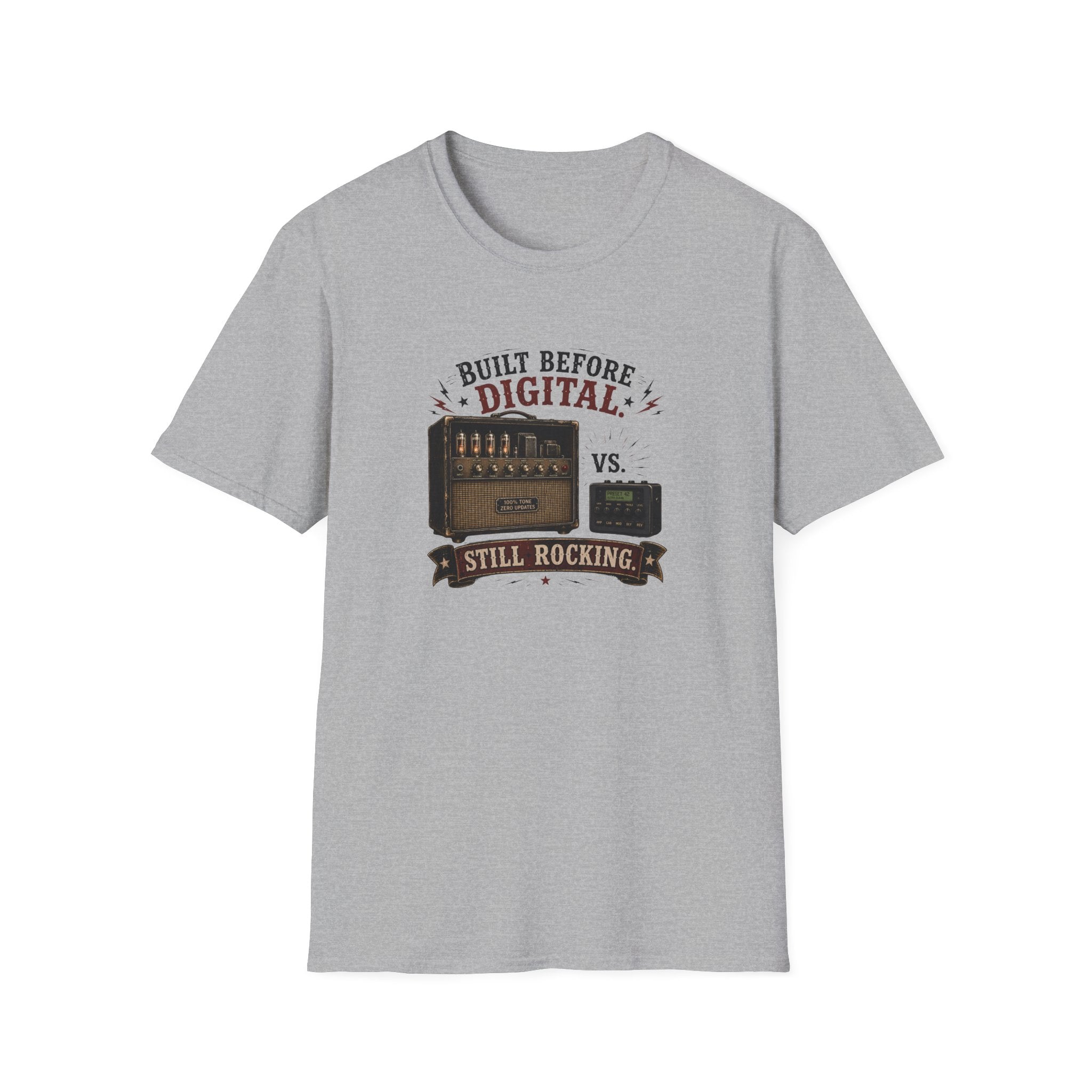 Built Before Digital Still Rocking T-Shirt